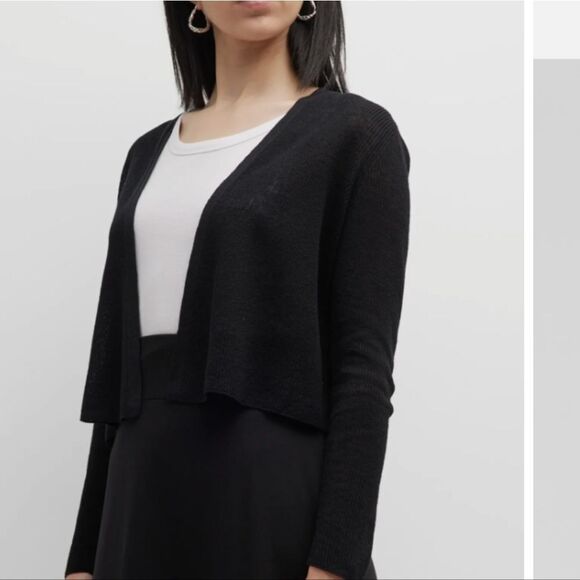 ELLE LONG SLEEVE OPEN-FRONT CARDIGAN - Picture 9 of 16